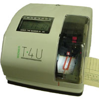 Widmer T-4U Electronic Dot Matrix Time Recorder